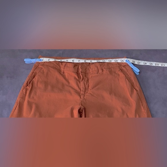 Frank & Eileen WICKLOW The Italian Chino Italian Performance Twill Size: 4 RUST - Picture 13 of 16